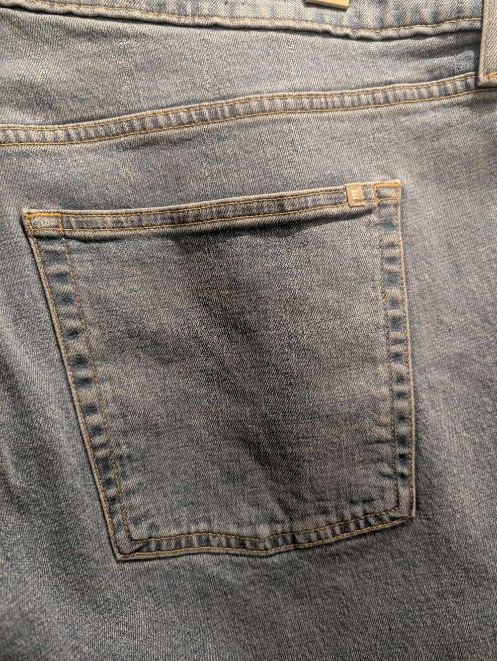 Everlane *NWOT The Curvy Cheeky Jean High-Rise Straight-Leg Medium Blue- 35/20 - Picture 13 of 16